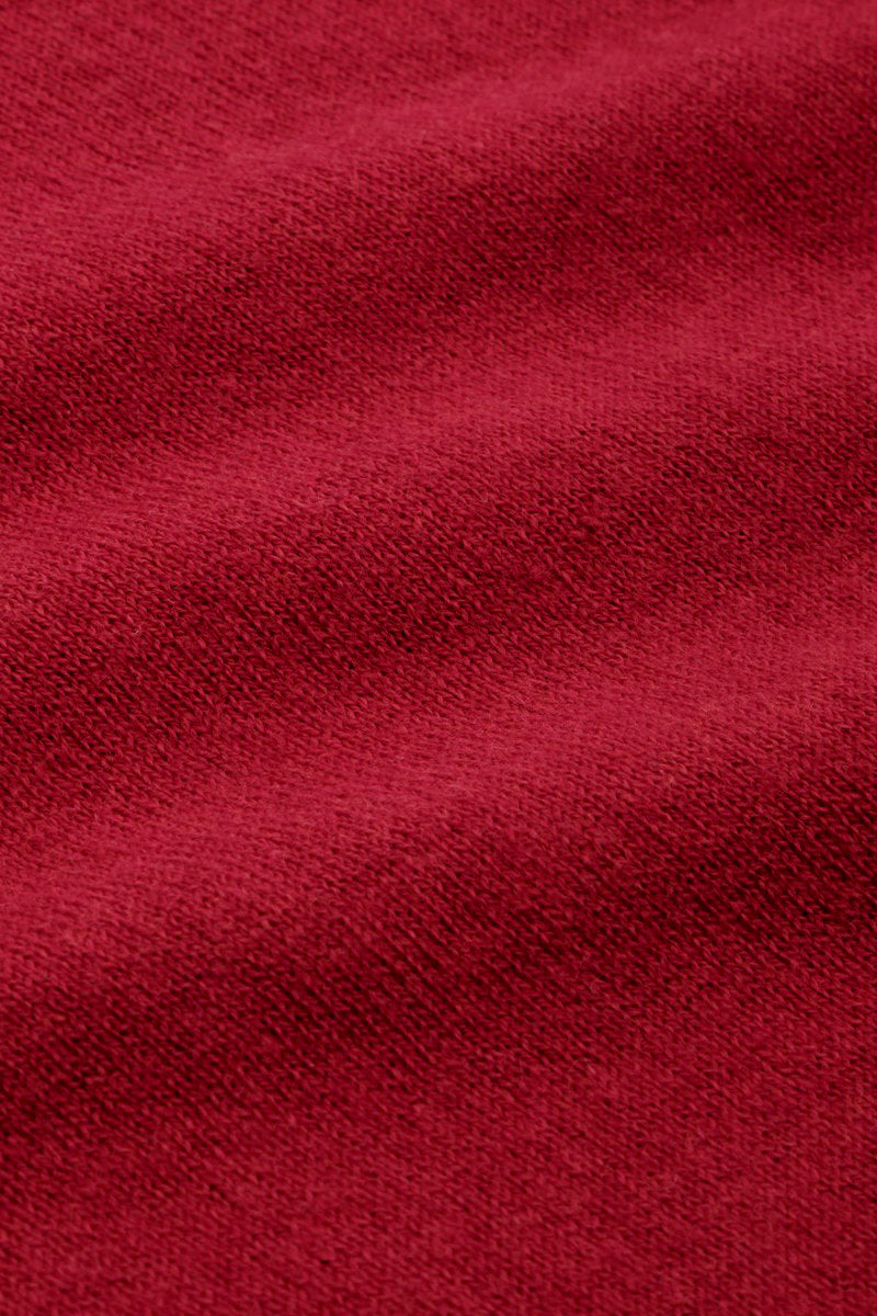 Strickjacke Roundneck Cocoon Icon Red