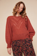 Pullover Idoo Pull Paprika