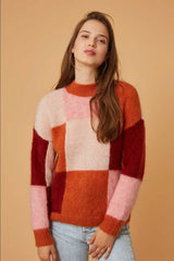 Alario Sweater Ecru/Caramel