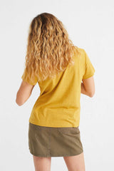 Gelbes T-Shirt Hemp Clavel Mustard von Thinking Mu Bild 2